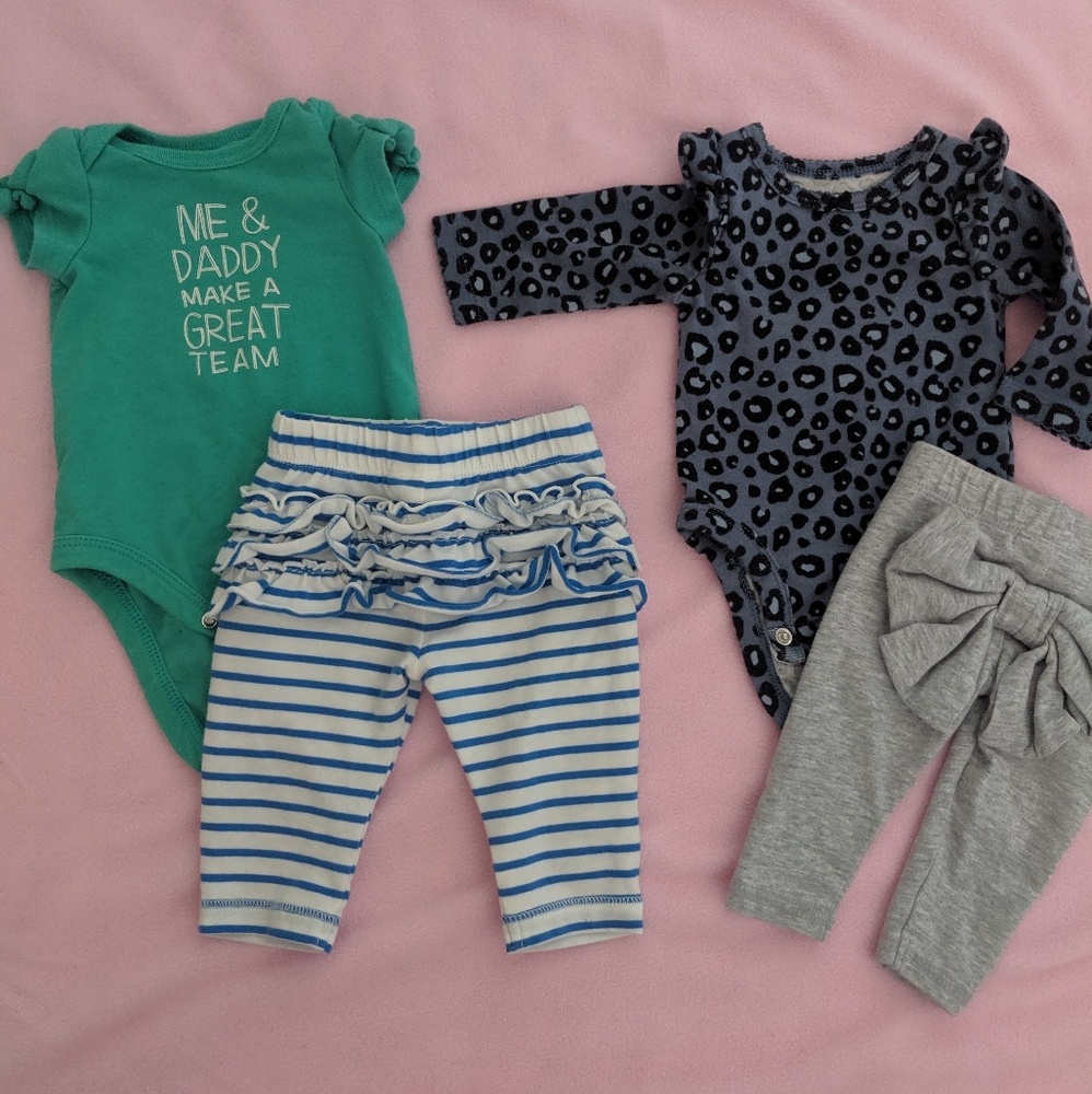 Baby Girl Newborn outfits Carter's & Cat & Jack